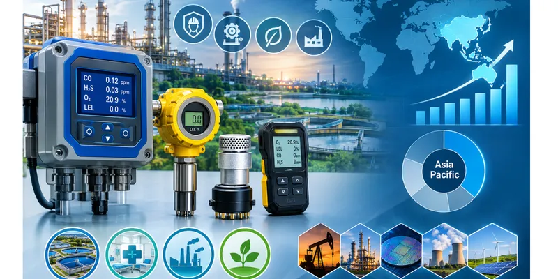 Gas Analyzer, Sensor & Detector Market Projected to Reach USD 15.05 Billion by 2031